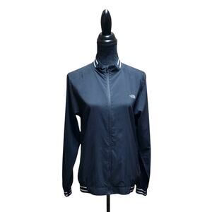 The North Face Polyester Elastane Black Zip-Up Pockets Unlined Jacket Size Small